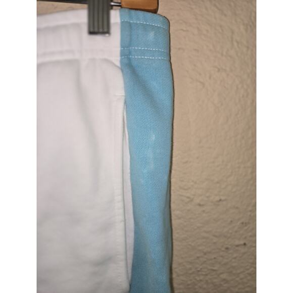 Lacoste Regular Fit Colorblock Men's Joggers White-Blue, Size Small With Defects - Picture 5 of 12
